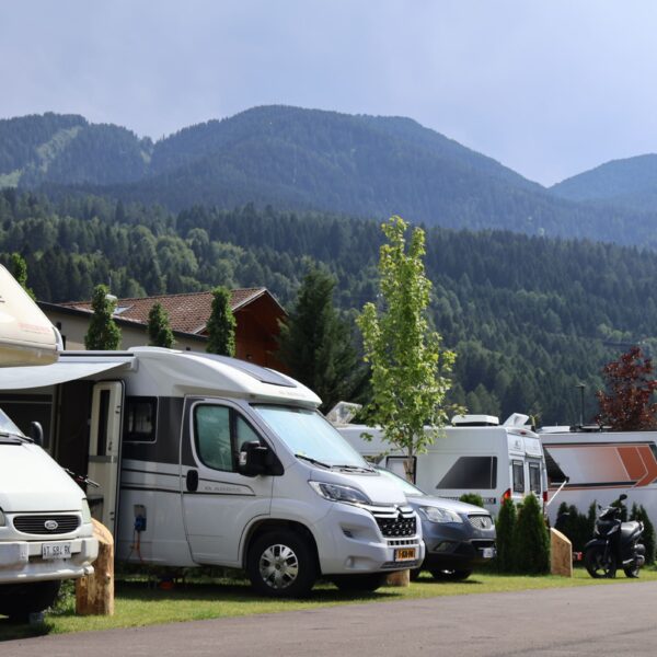 area sosta camper in trentino