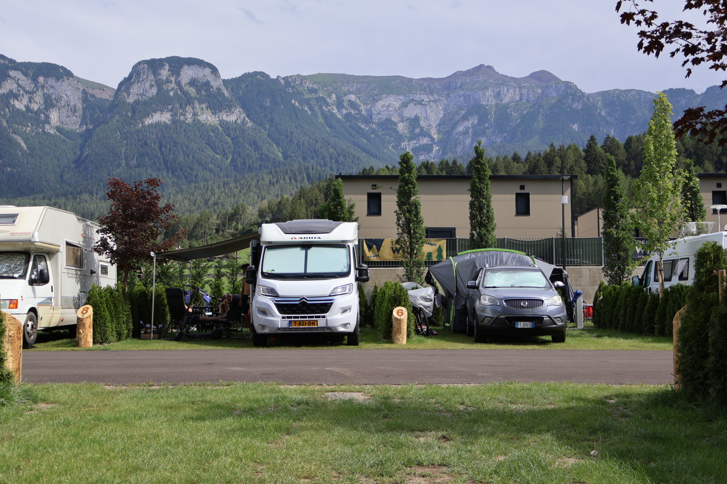 area sosta camper in trentino