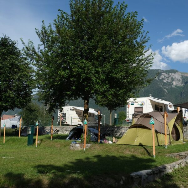 area tende per campeggio in trentino
