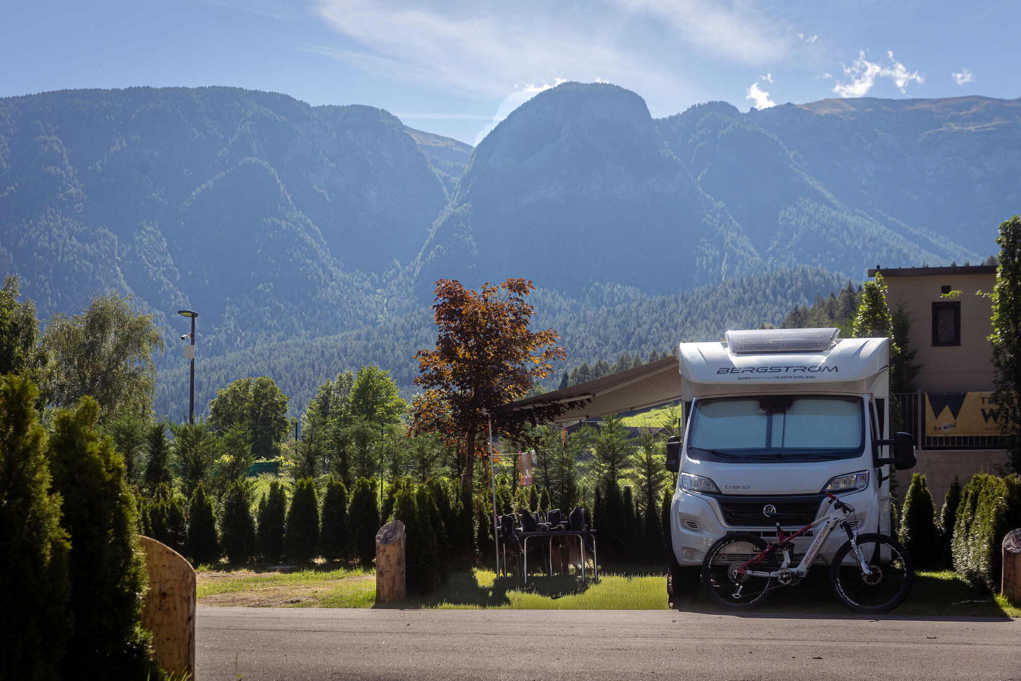 area sosta camper in trentino Dolomiti di Brenta
