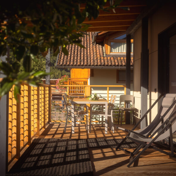mobile home a Dimaro veranda privata