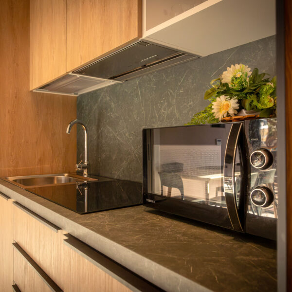 mobile home in trentino cucina attrezzata