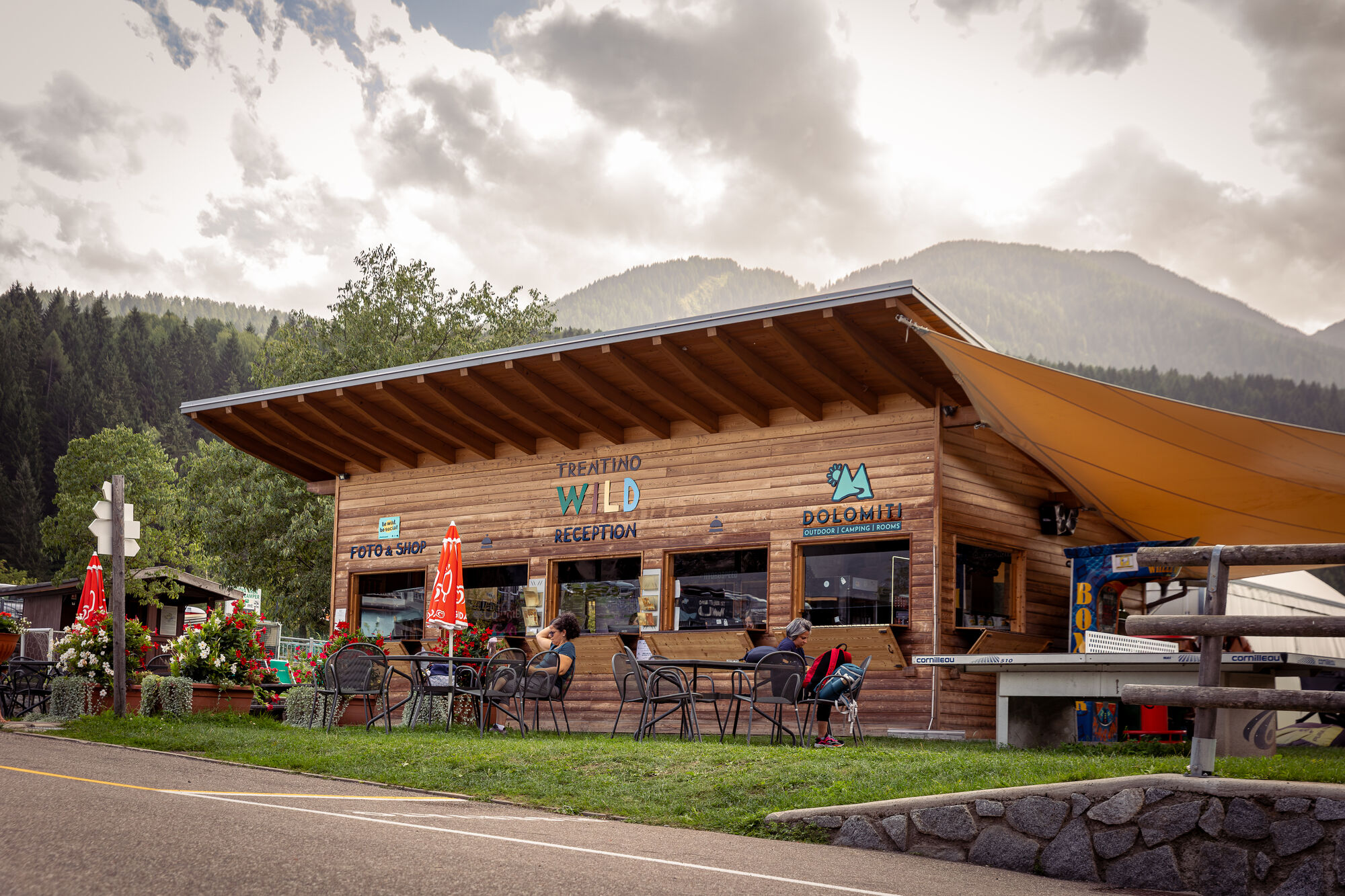 reception Camping Dolomiti Dimaro